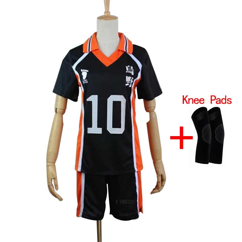 Летняя одежда для взрослых с рисунком аниме Karasuno|cosplay costume|school cosplaycosplay haikyuu |