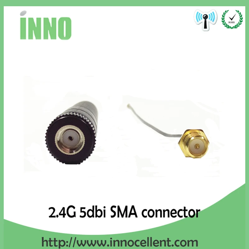 2,4 GHz WiFi антенна 5dBi антенна RP-SMA Male 2,4g антенна wi fi антенна wi-fi роутер+ 21cm PCI U. FL IPX to SMA штыревой кабель