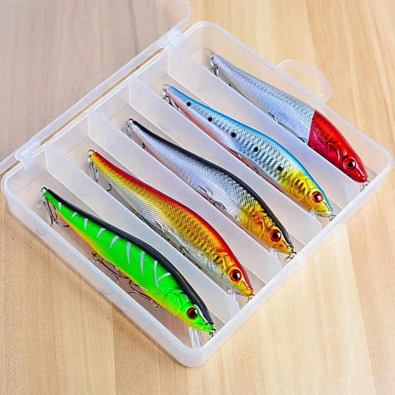 

GLS brand five 140mm classic lure bait set 312G Mino bait mixed boxed bionic fake hard bait
