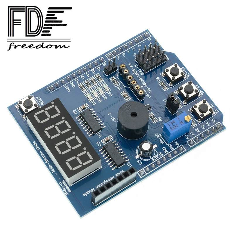 10PCS Multifunctional expansion board kit NEW based learning UNO R3 LENARDO mega 2560 Shield Multi-functional for Arduino | Лампы и