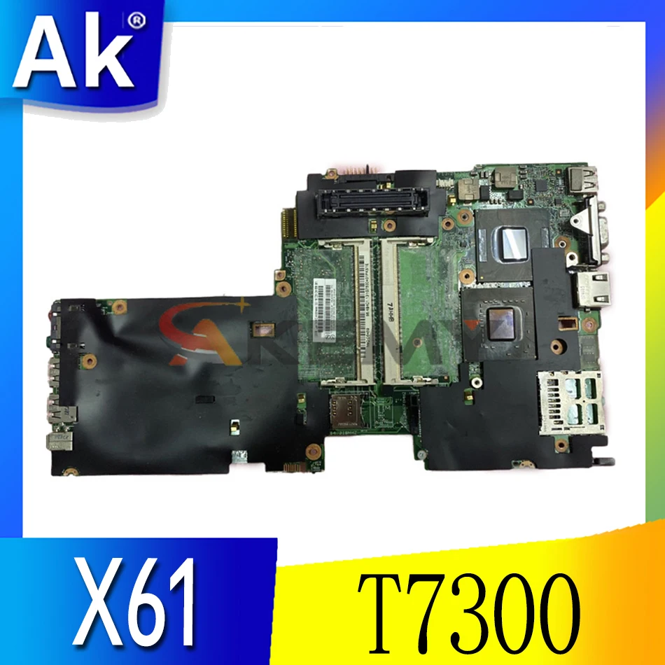 

Akemy 63Y1004 Main board For Lenovo thinkpad X61 Laptop Motherboard T7300 CPU 965GM DDR2 full tested