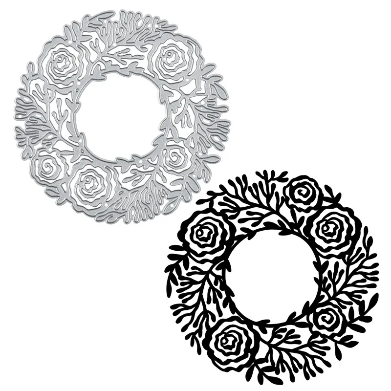 Eastshape цветочные круглые металлические режущие штампы рамка для рукоделия