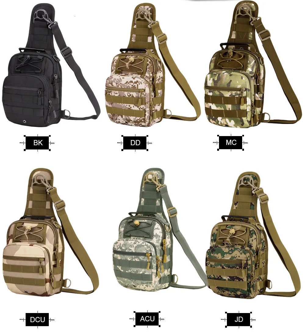SINAIRSOFT спортивные охотничьи мужские военные тактические сумки MOLLE на одно плечо нейлоновые болотные нагрудные сумки унисекс LY0001 LY0002