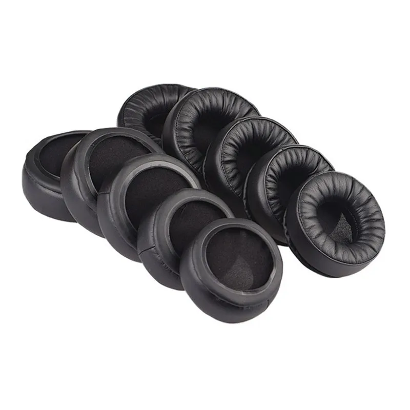 Сменные амбушюры для наушников из Протеиновой кожи с эффектом памяти 70 мм 75 80 85 90