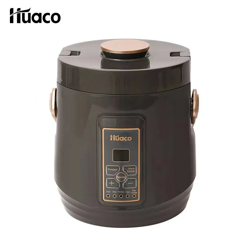 Huaco Portable Multi Rice Cooker Non-Stick Intelligent 1.6L Household Cooking Machine Small Electric Cooker For 1-2 Person 220V
