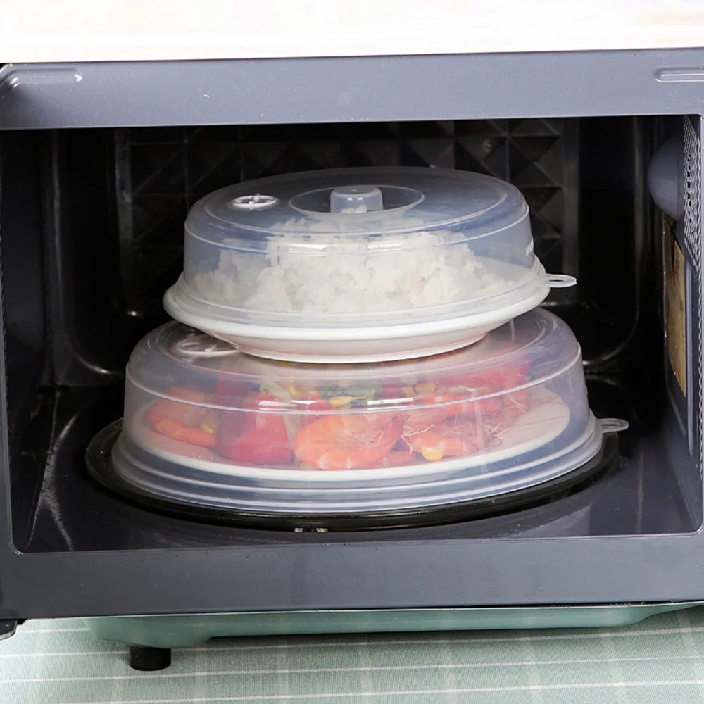 

2 Pcs Microwave Heating Covers Refrigerator Food Covers Sealing Covers (White)