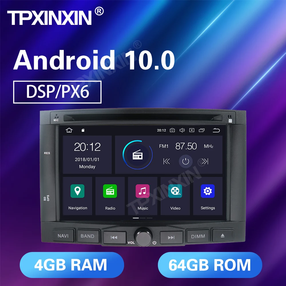 

Android для PEUGEOT 3008 5008 2009 2010 2011 Carplay автомобильный мультимедийный плеер DVD стерео GPS навигатор Аудио радио рекордер головное устройство