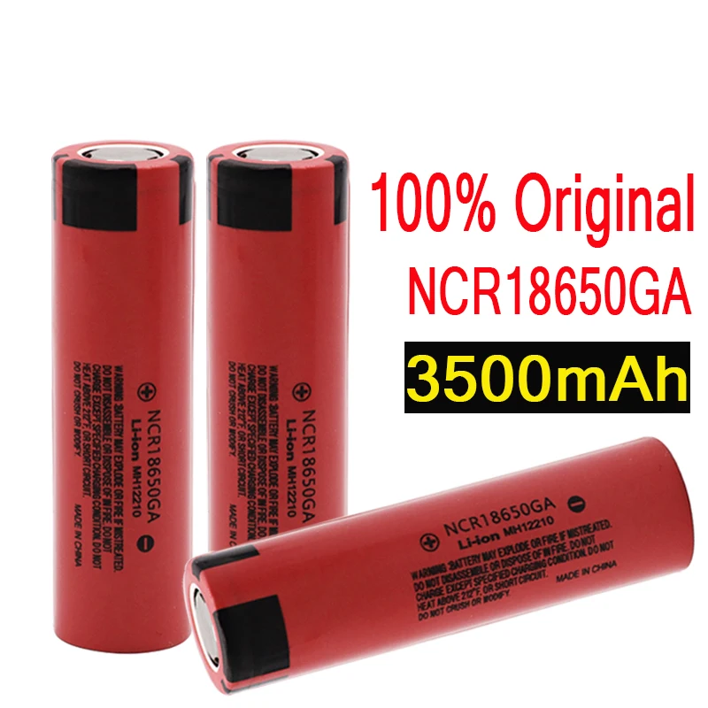 18650 аккумуляторная батарея 3 7 V Li-Ion 3500mAh ncr1865GA 30A Разрядка Для игрушечного фонарика