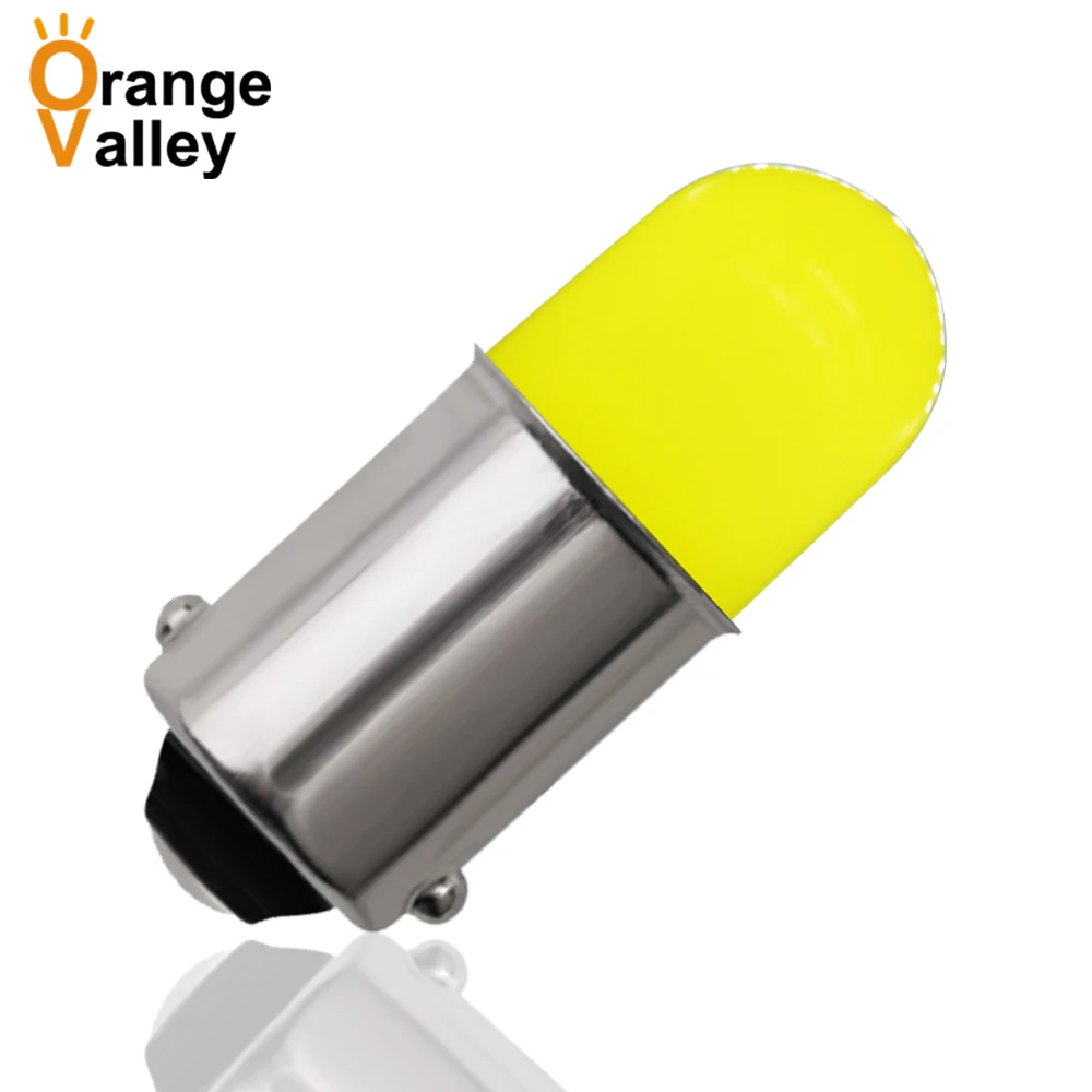 

100 шт. BA9S светодиодный 12929 COB Круглый 3D T4W автомобильный светильник светодиодный s номерной знак лампы поворотные сигнальные лампы парковочны...