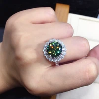 real 14k rose gold jewelry emerald rings for women bohemia wedding bands anillos de matrimonio pareja en oro round 14 k rings