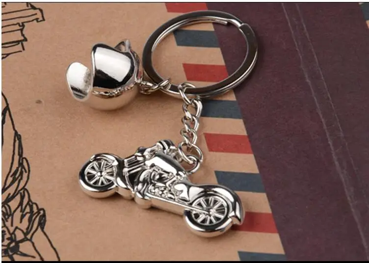 Новинка 100 шт./лот брелки для шлема мотоцикла Металлические Мини-мотоциклетные