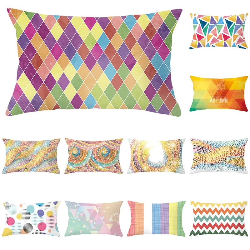 Fuwatacch чехол для подушки с геометрическим рисунком красочные Syle Throw Декоративные