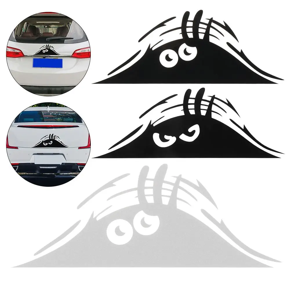 

1PC Funny Peeking Eyes Vinyl Sticker Halloween Scary Eyes Car Decal Auto Walls Window Sticker Decor Bedroom Decorate Sticker