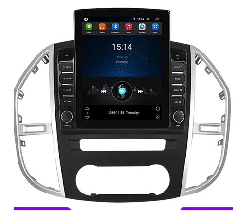 

9.7" octa core tesla style vertical screen Android 10 Car GPS video Multimedia for Benz Vito Metris 2016-2017