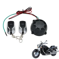 motorcycle alarm security system 12v warning alarm kit with dual remote control theft protection accessories
