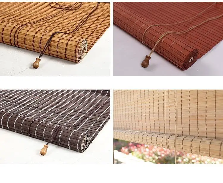 Роллер Tela Rolety Rzymskie For Love Bamboo Persianas Cortinas Estores engravles Para Ventanas Rolgordijnen оконные шторы