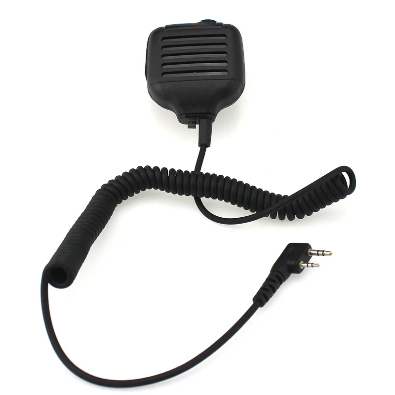 Radio Microphone Shoulder Remote Speaker Mic PTT 2pin for Baofeng Kenwood TK3207/TK3178/TK378G/SMP308 Two Way Radio