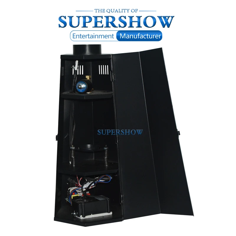 Угловая огненная машина 6 Angle Fire 200W с дистанционным управлением, эффектом пламени, DMX-контролем и искрой для вечеринок, концертов и оборудования для диджеев.