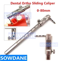 1pc dental orthodontic sliding caliper dental implant measuring gauge ruler caliper rule 0 80mm measuring instrument tool
