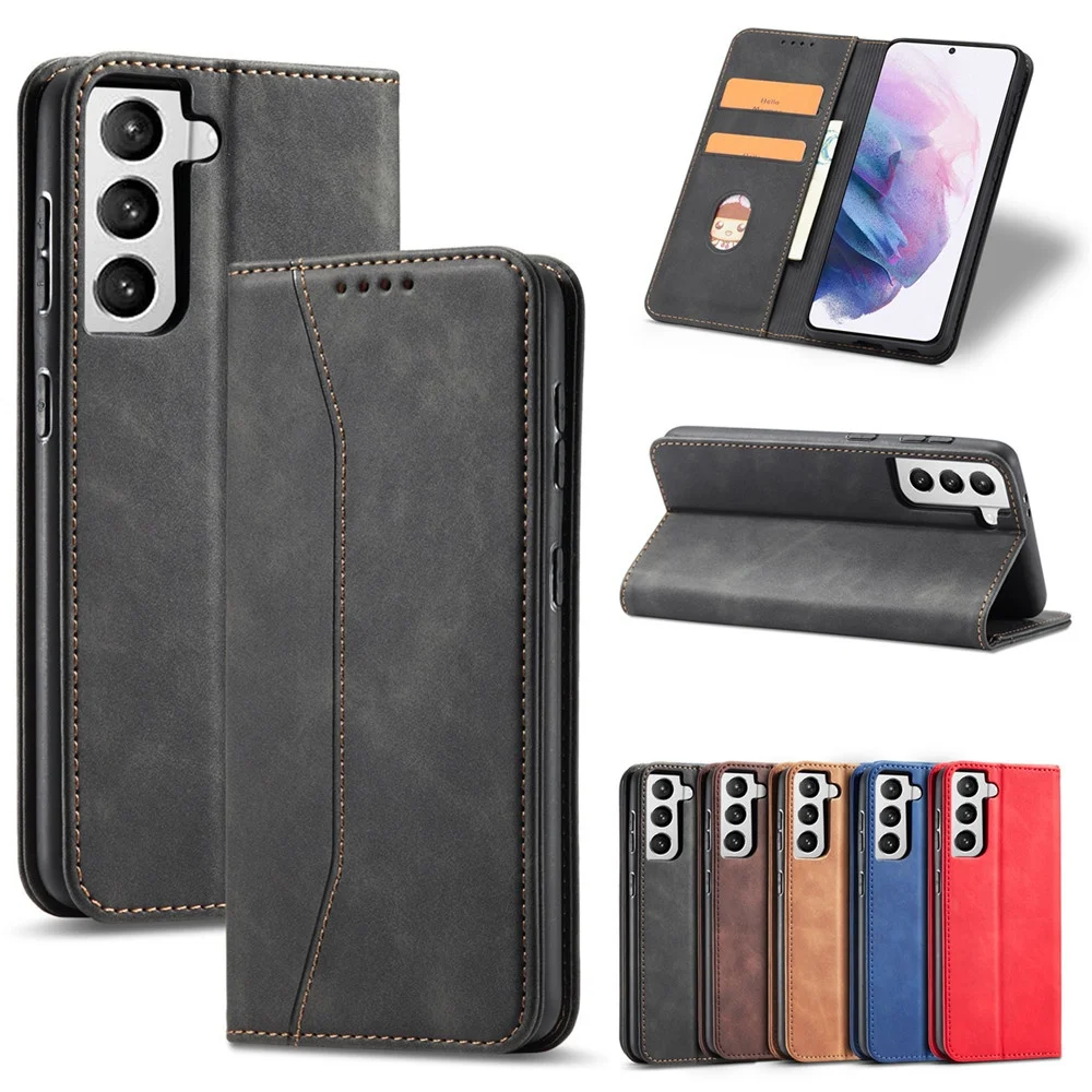 

Luxury Wallet Cards Phone Bags Cover Leather Flip Case for Samsung Galaxy A50 A70 A21S A31 A51 A71 A32 A52 A72 S20 S21 S10 S9 S8