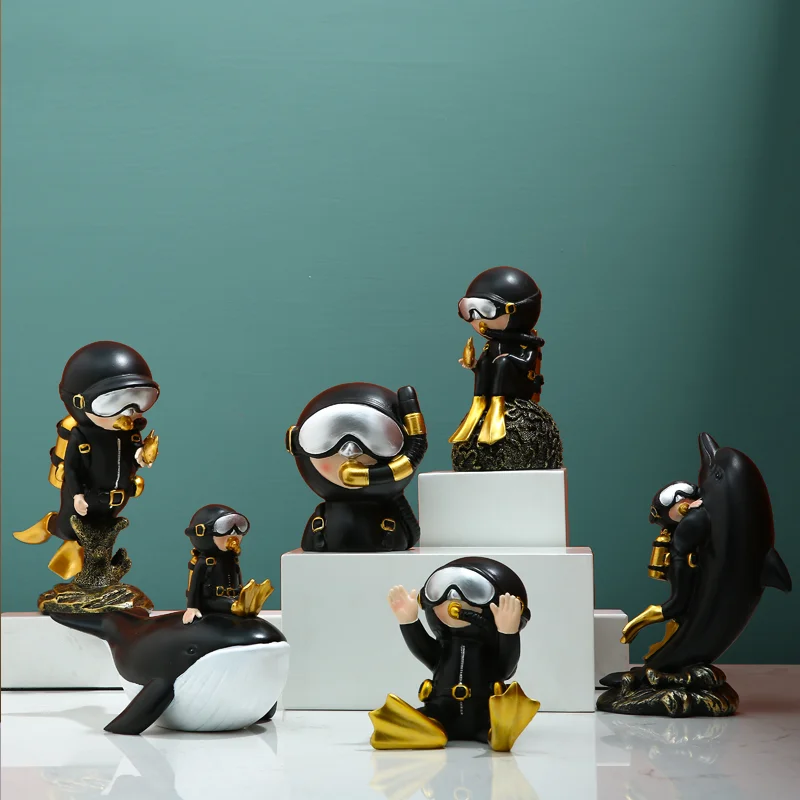 Новый европейский дайвер маленькие украшения дисплей прекрасная ручная работа