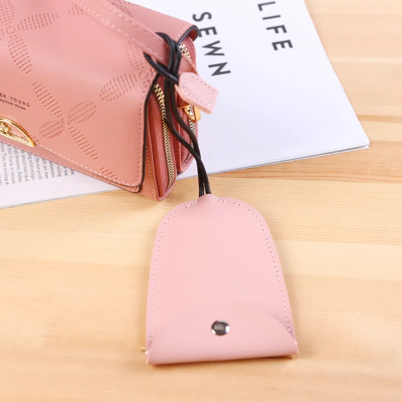 

Leather Key Wallets Lovely Key Cover Soft leather Pull Type Car Key Case for Car