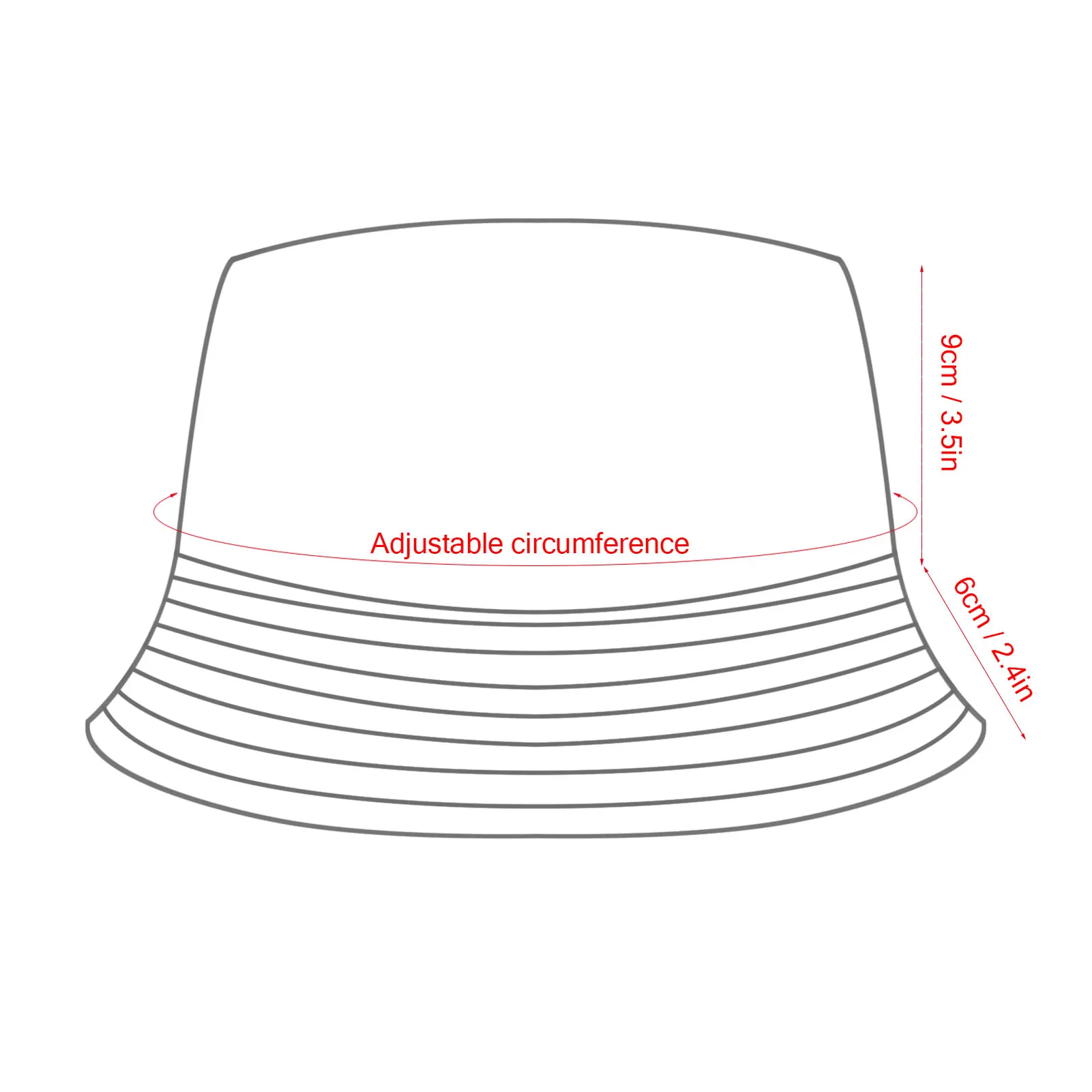 

Summer Bucket hat Leaves Butterfly print Reversible Packable Fisherman Cap Sun Cap Fashion Travel Beach Women's bucket hat Men