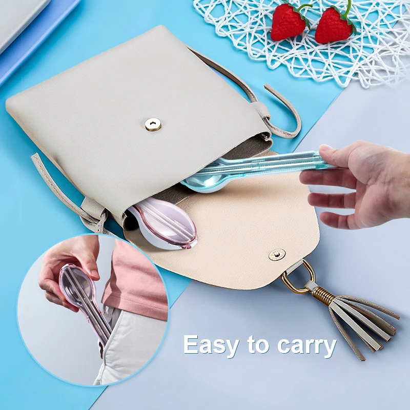 2 шт. набор посуды и ложки для пикника |