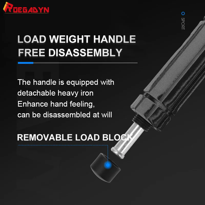 ROEGADYN Фитнес Спортивная Скакалка противоскользящая ручка Регулируемая скакалки