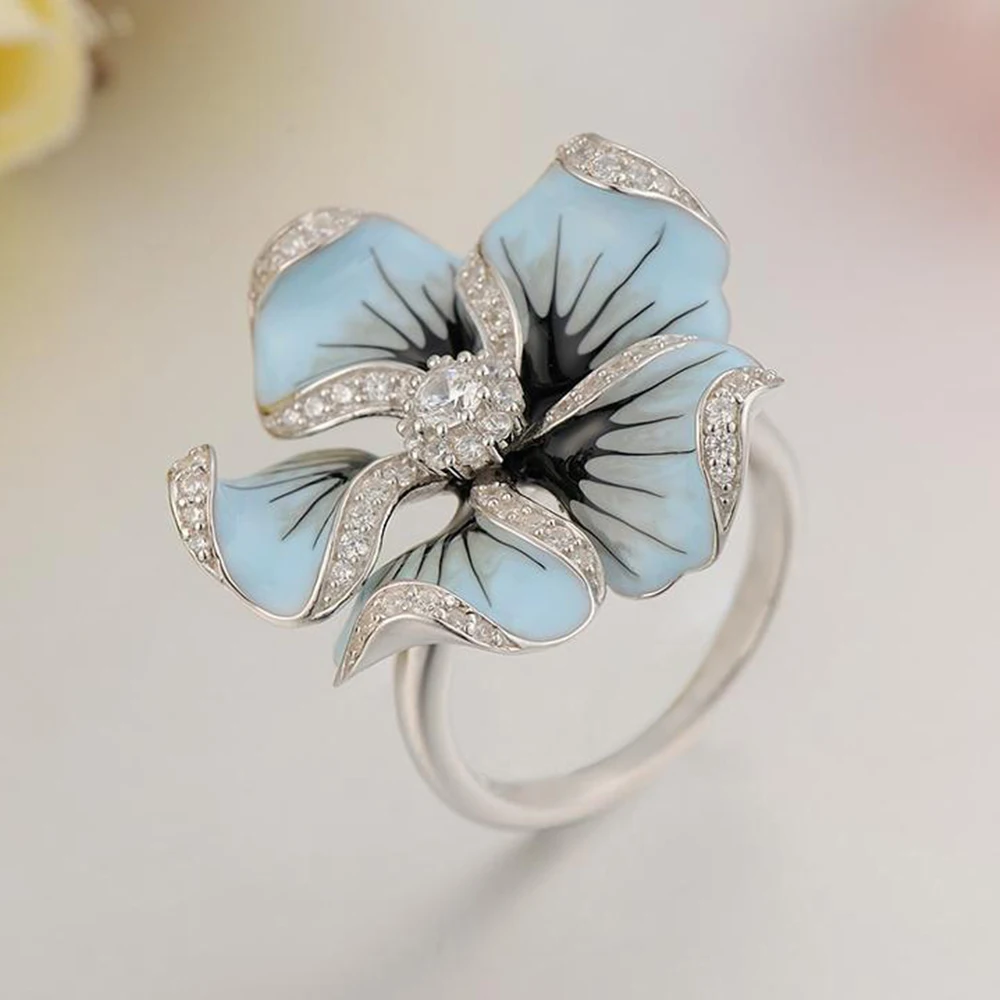 Винтажные кольца для женщин свадебные украшения роскошное кольцо с