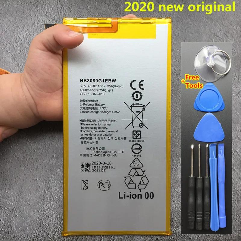 

4800mAh New Original Battery For Huawei MediaPad T3 8.0 " KOB-L09 BZA-L00/W00 AGS-W09/L0 KOB-W09 Tablet Battery