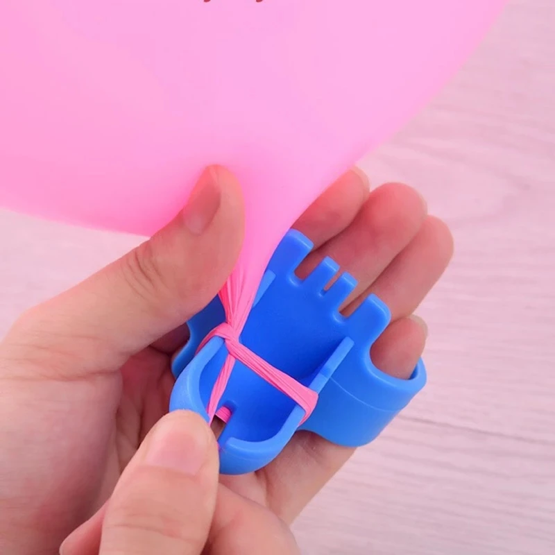 2pcslot plastic balloon knotter latex ballons fastener easily knot tool carry balloons pearl balloon balon accessories globos free global shipping