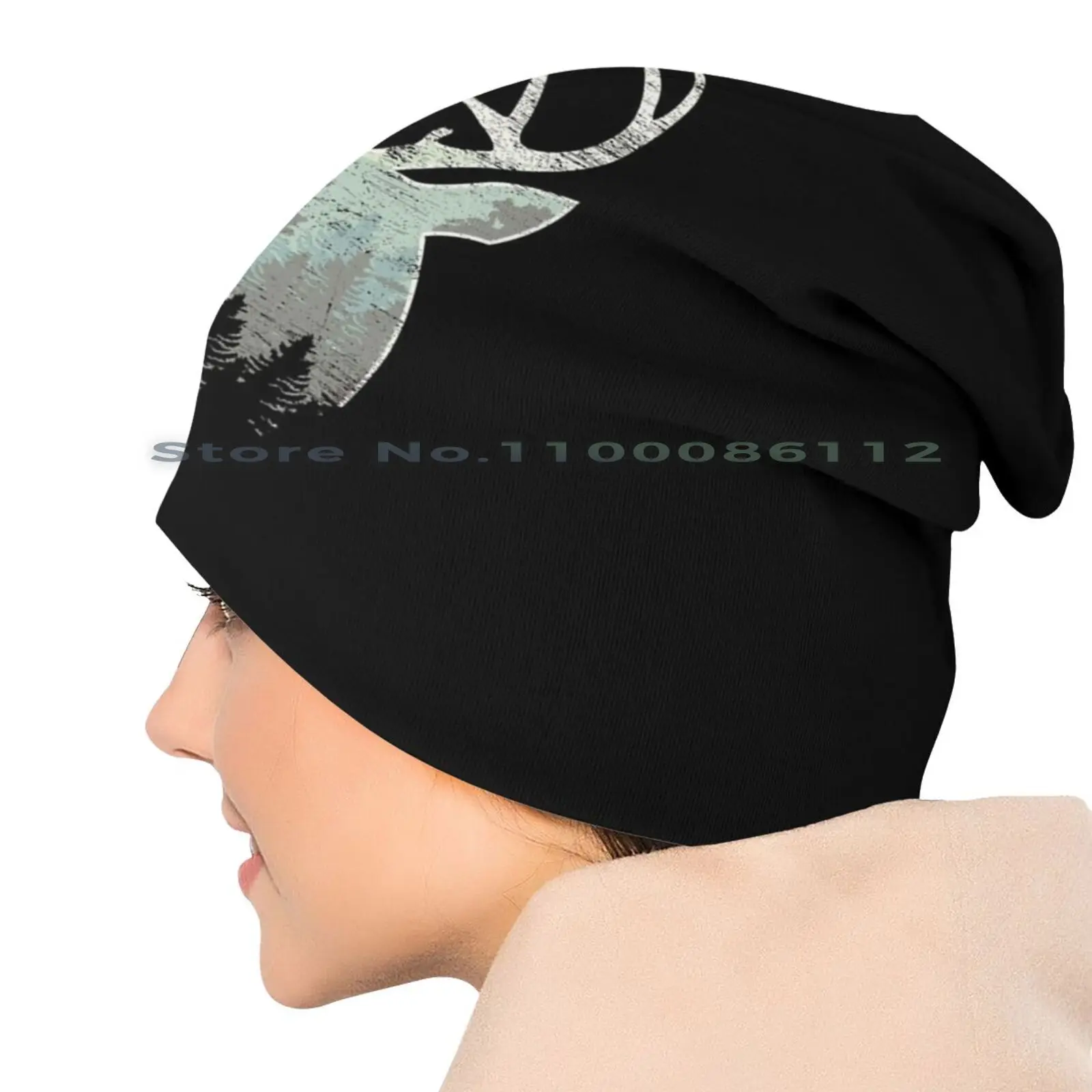 Панама в виде головы оленя лосящего леса