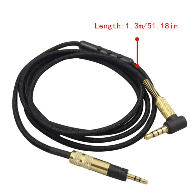 

Replacement Audio Cable For Sennheiser Momentum 2.0 /HD4.40 HD 4.40 BT HD4.50 HD 4.50 BTNC HD4.30i HD4.30G Headphone cable