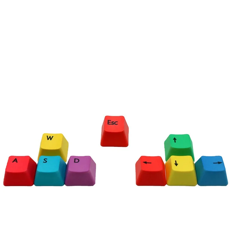 

WASD Direction Key Sublimation Keycap Supplement Personality Color Matching PBT Mechanical Keyboard Keycap Customization