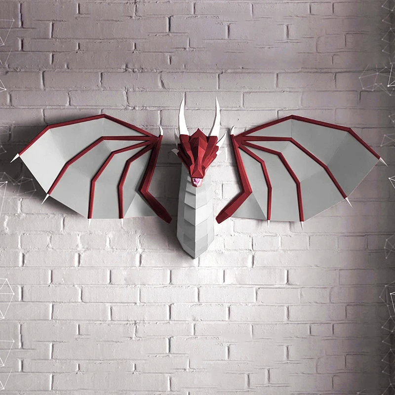 

Geometric 3D Three-Dimensional Gold Foil Model Constitutes DIY Handmade Wall Hanging Decor LKS99