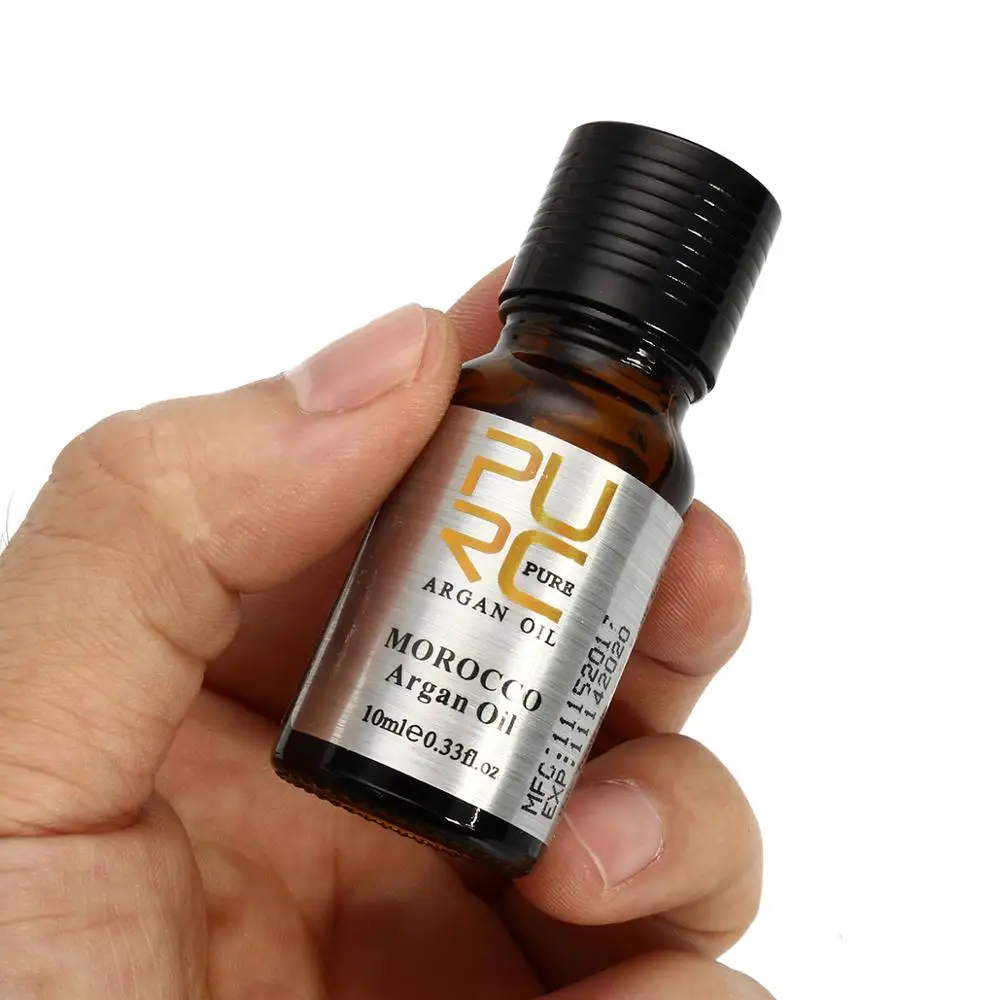 Чистое аргановое масло 4 бутылки 10 мл один набор Уход за волосами и кожей головы