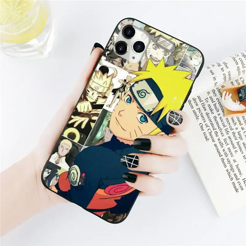 

Japan Anime Naruto Sasuke Uzumaki poster Phone Case for iPhone 11 12 mini pro XS MAX 8 7 6 6S Plus X 5S SE 2020 XR