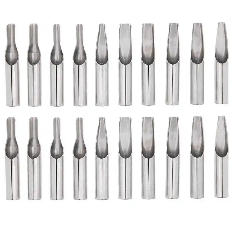 Набор наконечников для тату машинки комплект из 20 предметов нержавеющей стали с