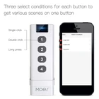 Переключатель Tuya ZigBee с 4 кнопками, 12 режимов работы, портативный хаб с батареей, 4 клавиши, дистанционное управление, автоматизация умного дома