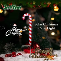 garden cottage lawn lamp christmas candy cane solar energy lamp pathway markers light christmas outdoor decoration lights