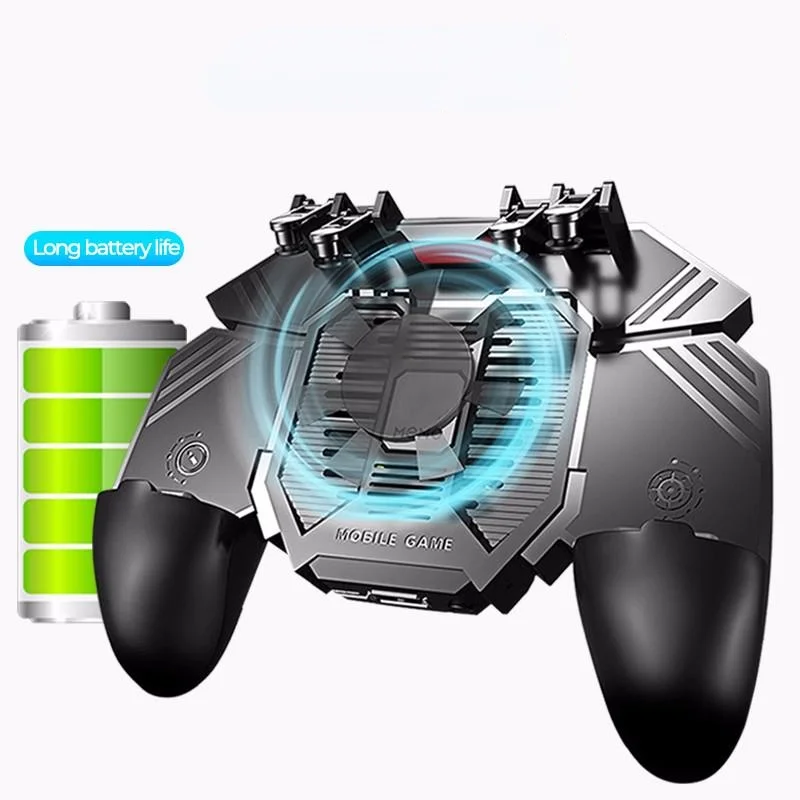 

AK77 Game Trigger Phone Cooler Fan Controller Pubg with Gamepad Mobile Shooter Joystick