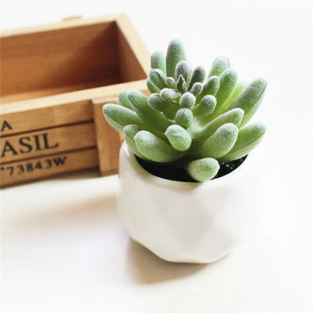 

1Pc Artificial Flower Succulent Plant Bonsai DIY Garden Office Home Party Decor