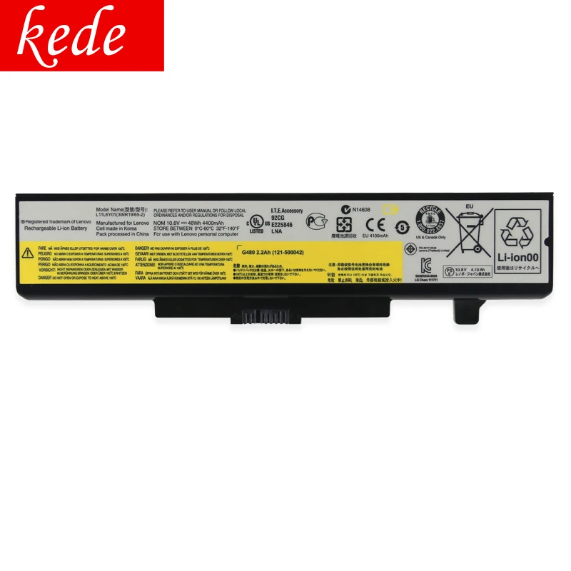 Kede Оригинальный аккумулятор для ноутбука lenovo ideapad G480 G485 Y480 G410 G400 G500 G510 G580 Z480 Z485 G585 10