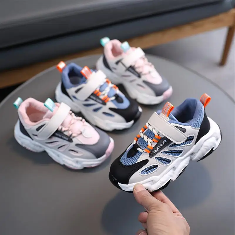 

Fashion High Quality Children Shoes New Unisex Casual Sneakers Kids Cool Girls Running Shoes Breathable Comfortable Girls Shoes