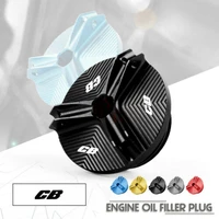motorcycle engine oil drain plug sump nut cup cover filler cap for honda cb500fx cb300f 650f hornet cb599 600 cb1000r