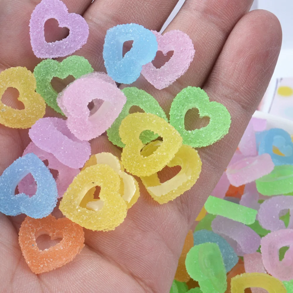 20 шт. искусственные цветы в виде сердечек|Статуэтки и миниатюры| |