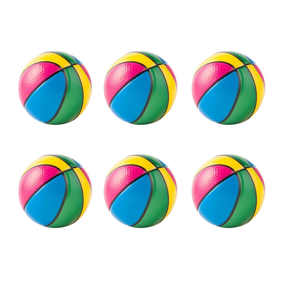 

12pcs 6.3cm Squeeze Basketball Decompression Toys Pressure Relief Roy
