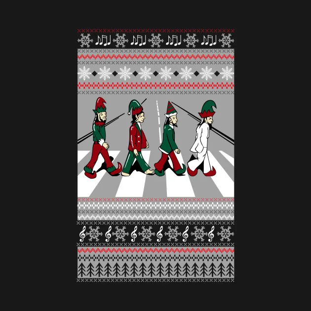 

Funny Abbey Road Anniversary Merry Christmas Gift Mens T-Shirt. Summer Cotton Short Sleeve O-Neck Unisex T Shirt New S-3XL