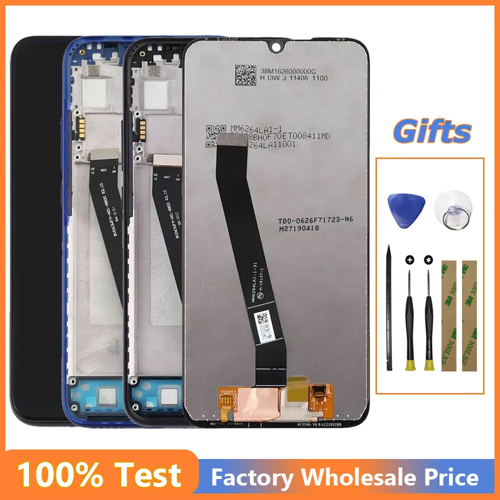 

LCD Display For Xiaomi Redmi 7 M1810F6LG M1810F6LH M1810F6LI Touch Screen Digitizer Assembly Replacement With Frame